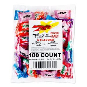 Zotz Fizz Candy 7 Flavors Assorted 100ct